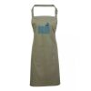 PR154 Premier Grembiule con pettorina e tasca frontale 65% poliestere 35% cotone 195gr Thumbnail