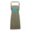 PR154 Premier Grembiule con pettorina e tasca frontale 65% poliestere 35% cotone 195gr Thumbnail