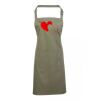 PR154 Premier Grembiule con pettorina e tasca frontale 65% poliestere 35% cotone 195gr Thumbnail