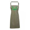 PR154 Premier Grembiule con pettorina e tasca frontale 65% poliestere 35% cotone 195gr Thumbnail