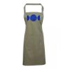 PR154 Premier Grembiule con pettorina e tasca frontale 65% poliestere 35% cotone 195gr Thumbnail