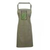 PR154 Premier Grembiule con pettorina e tasca frontale 65% poliestere 35% cotone 195gr Thumbnail